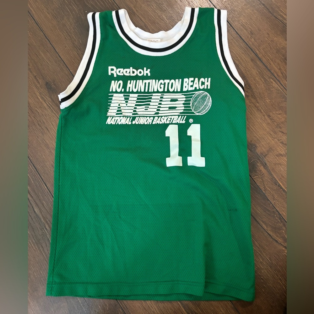 Vintage Reebok Huntington Beach National Junior Basketball Jersey